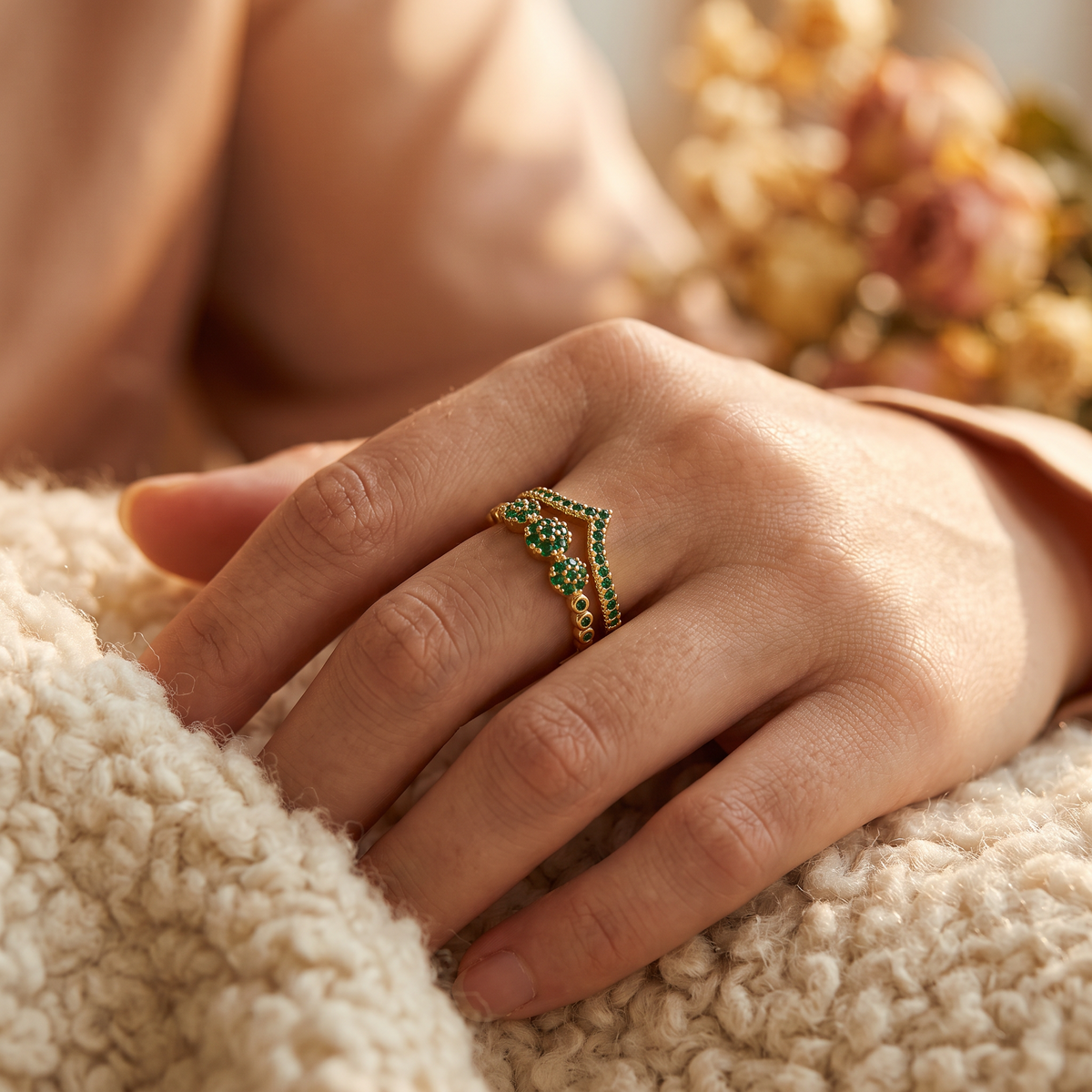 Nerisse Ring - worn