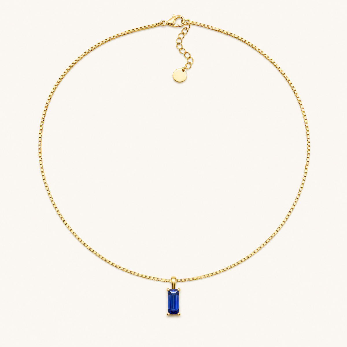 Oriana Sapphire Pendant Necklace - studio