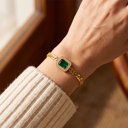Orielle Gold Bracelet - worn