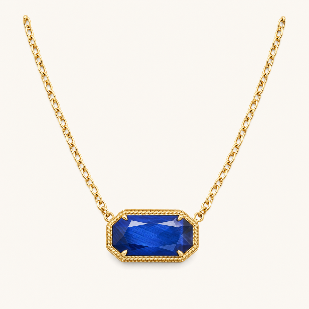 Sadie Gold Sapphire Necklace - studio