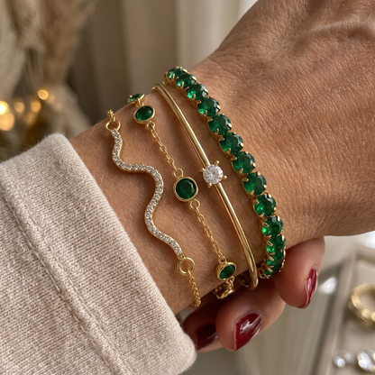 Uma Bracelet Set - worn