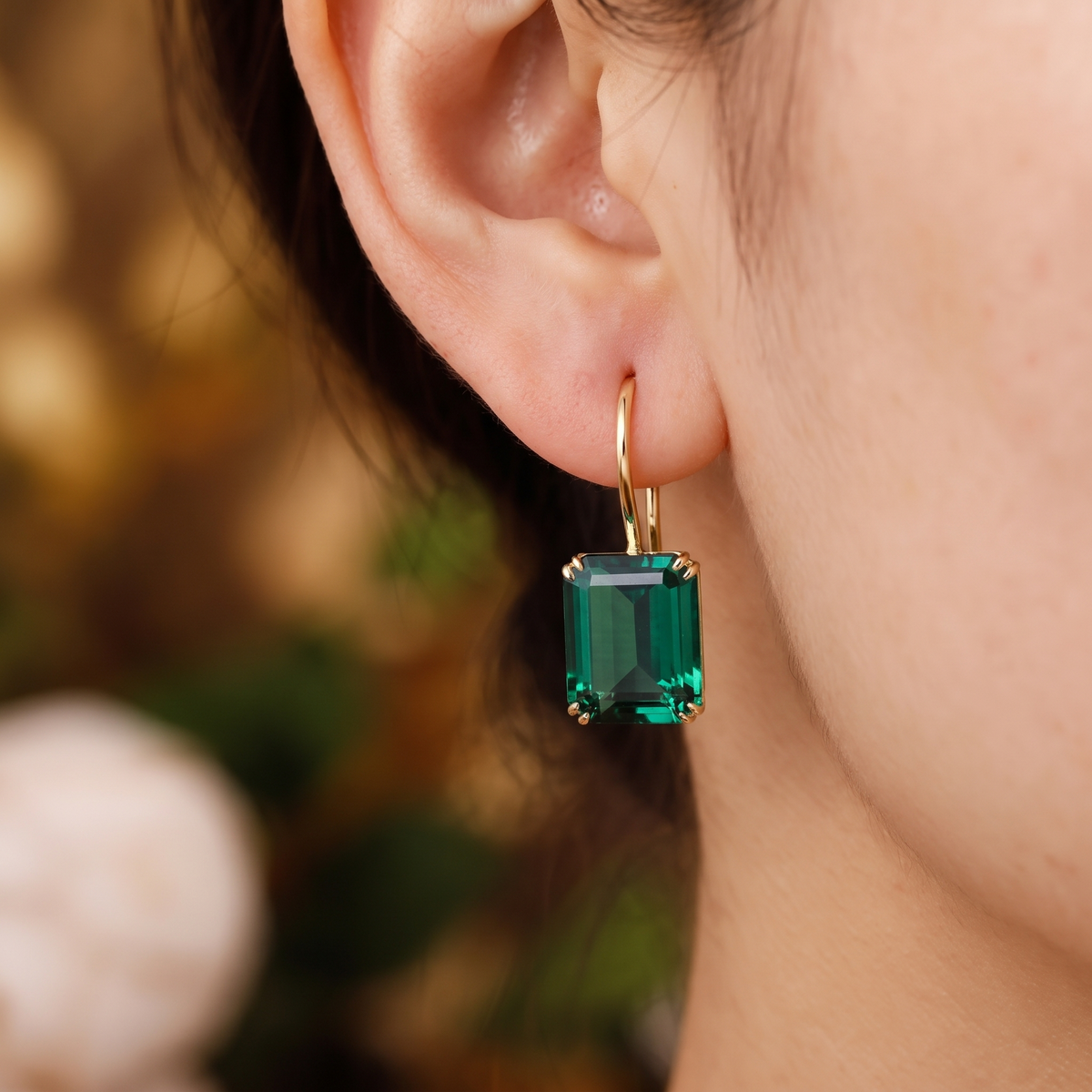 Viviana Gold Earrings - worn