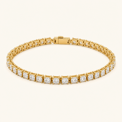 Xiomara Gold Tennis Bracelet - studio