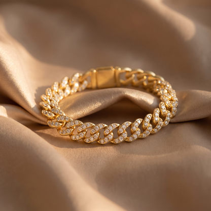 Xara Pave Cuban Bracelet - lifestyle