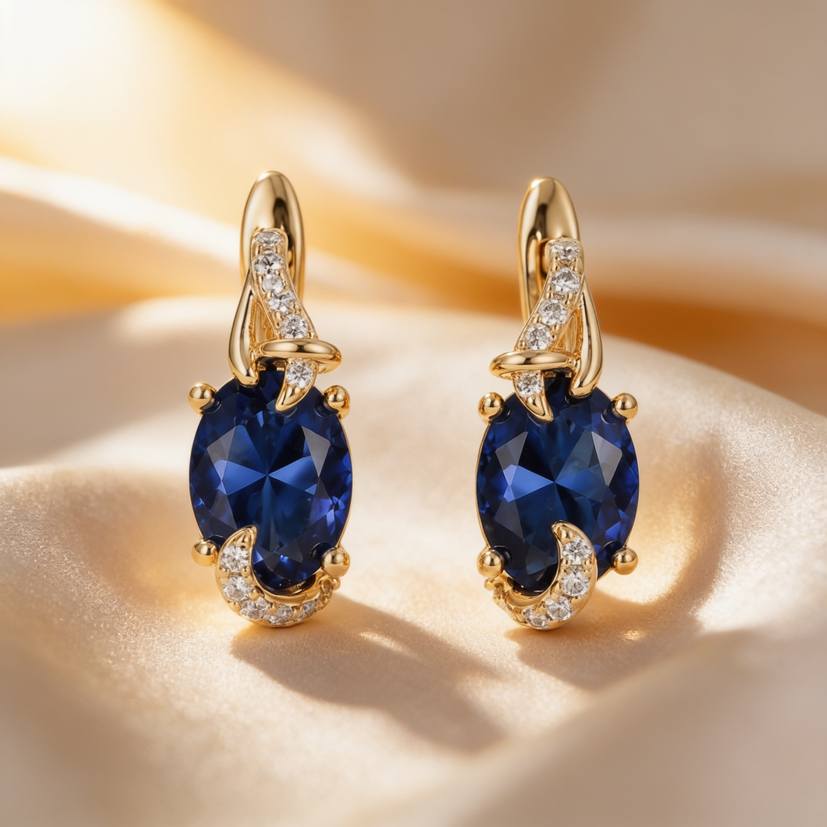 Kessia Midnight Drop Earrings