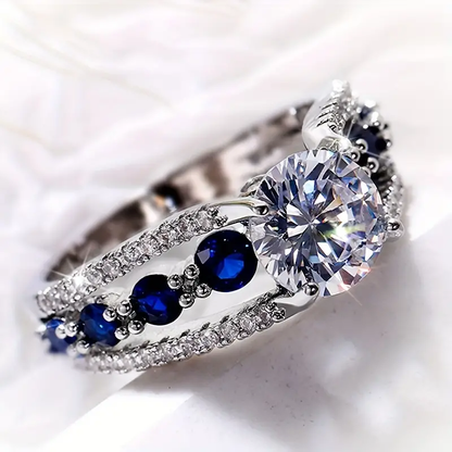 Colette White Gold Sapphire Ring
