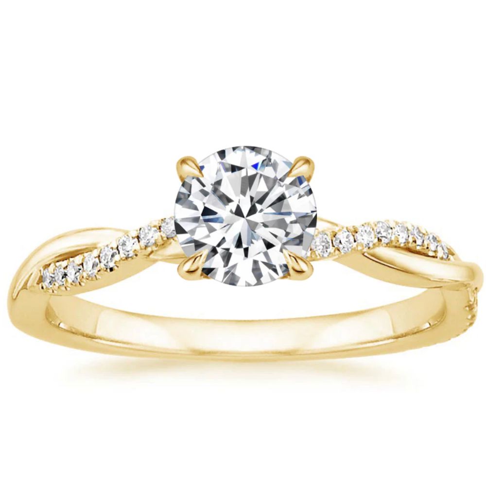 Jane Twisted Diamond Ring