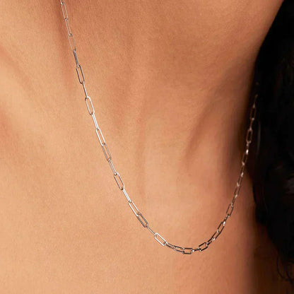 Melisande White Gold Chain Necklace